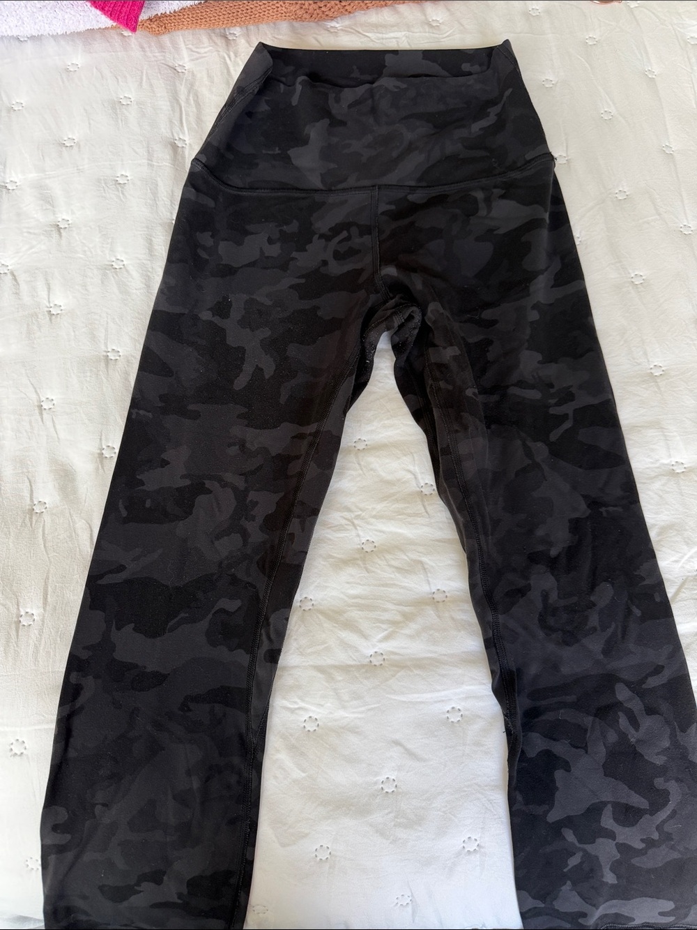 Black Camo High-Waist Leggings